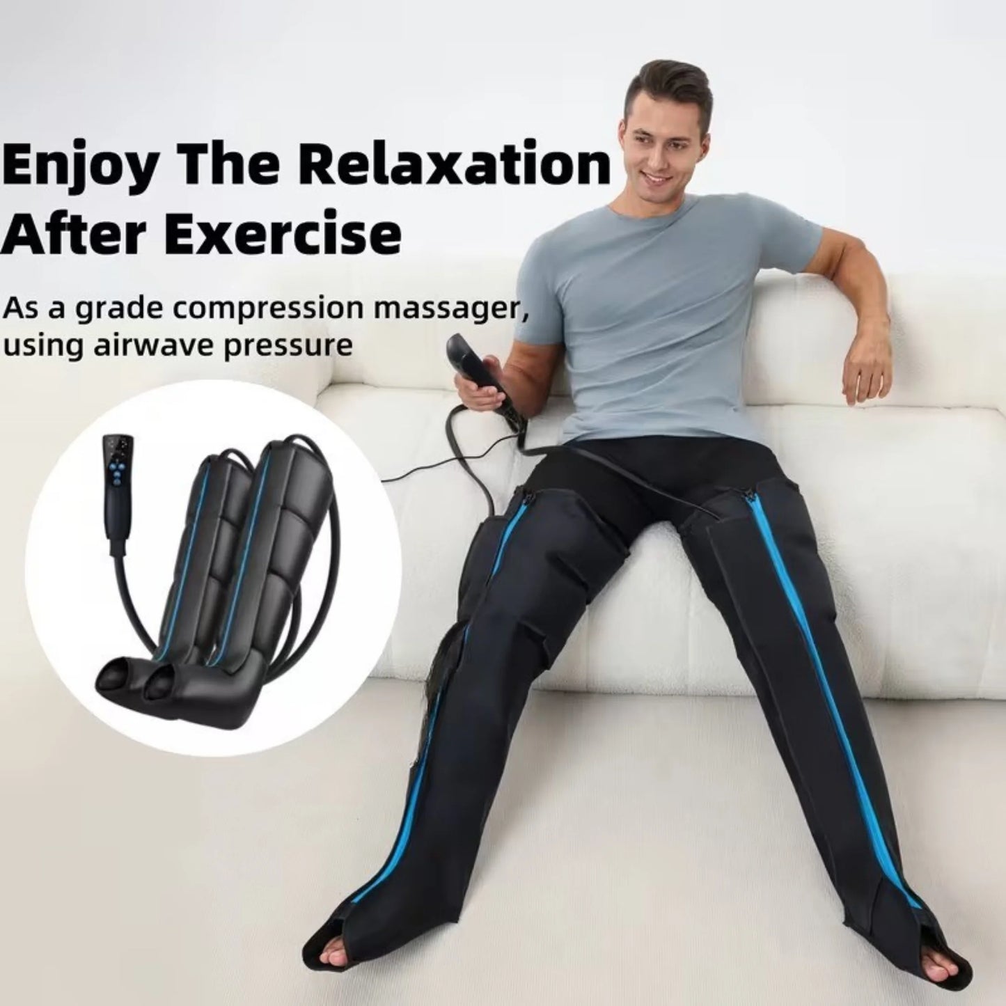 Inflatable Airbag Leg Massager 3