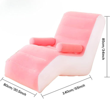 Inflatable Sofa Couch, Foldable Air Lounge Chair, Indoor/Outdoor2