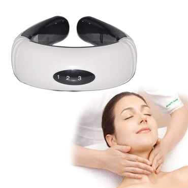 Intelligent Neck and Shoulder Massager with Dual Electrode Pads