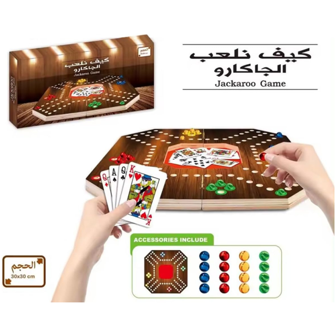 Jackaroo Interactive Family Strategy Board Game for 4 to 6 Players....