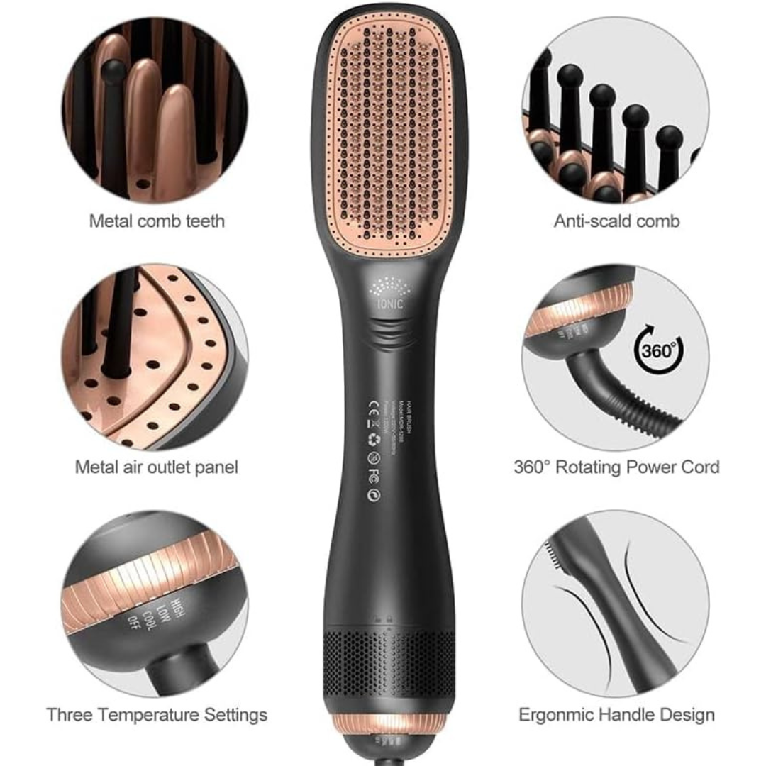 Joy Professional 2-in-1 Hair Dryer and Styling Brush...