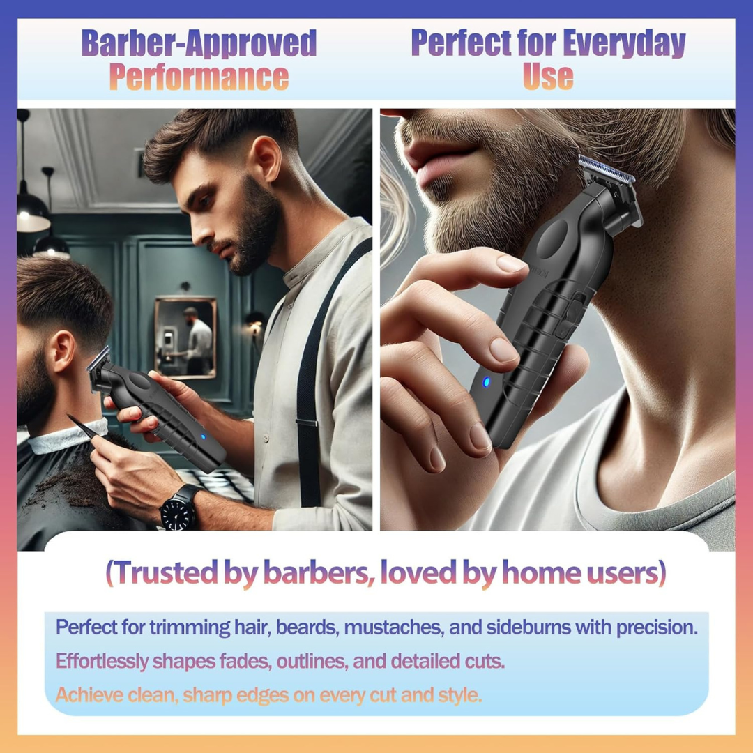 Kemei 2299 Professional Cordless Zero Gapped Hair Trimmer and Grooming Kit....