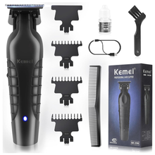 Kemei 2299 Professional Hair Trimmer - Cordless Zero Gap Grooming Kit