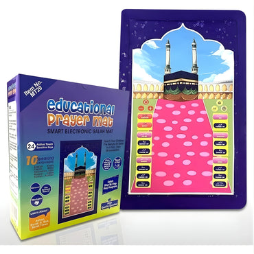 Kids Prayer Mat Islamic Learning Salah Mat