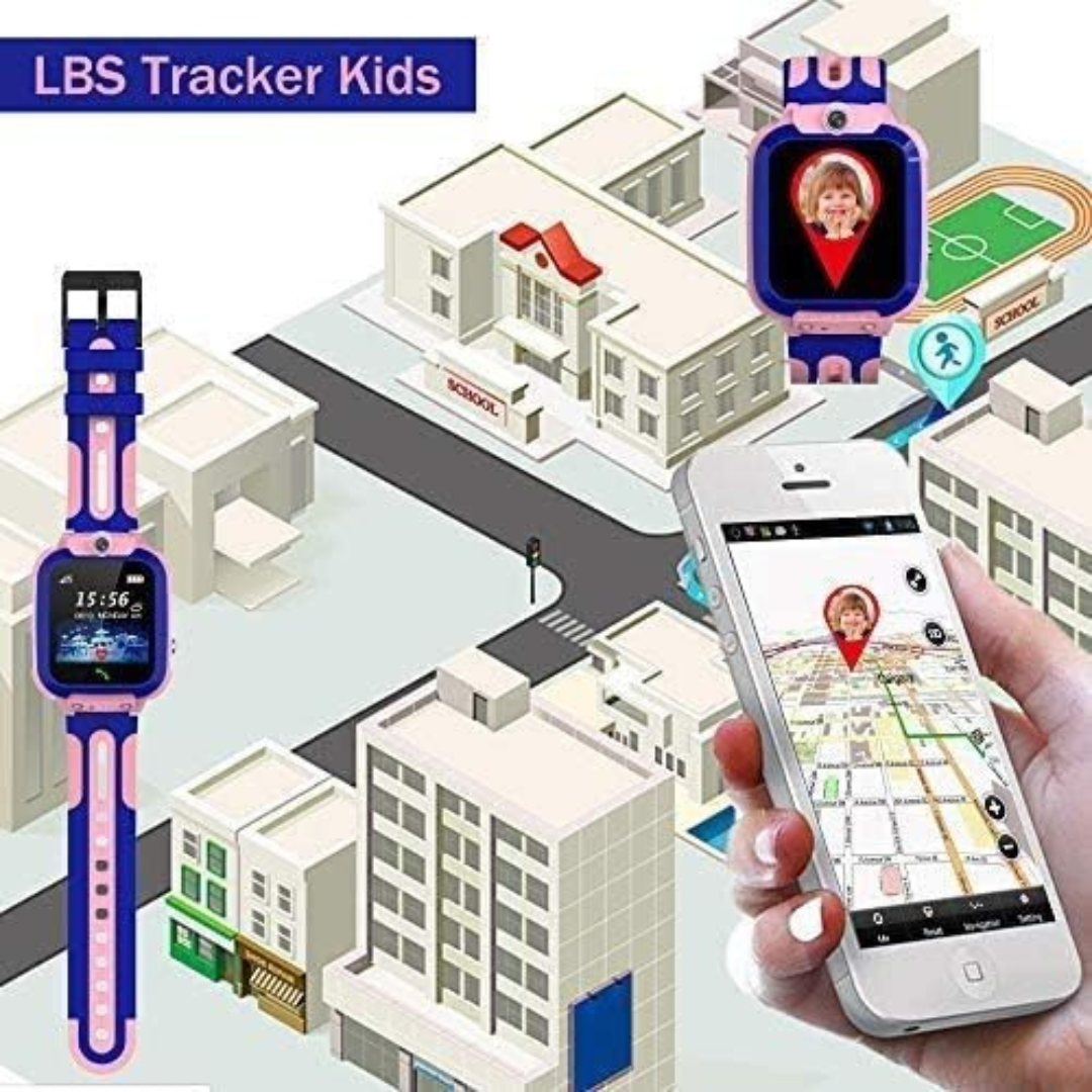 Kids Smart Watch with LBS Tracking and SOS Emergency Call...