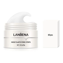 LANBENA Nose Plants Pore Strips – 60pcs Deep Cleansing Blackhead Remover