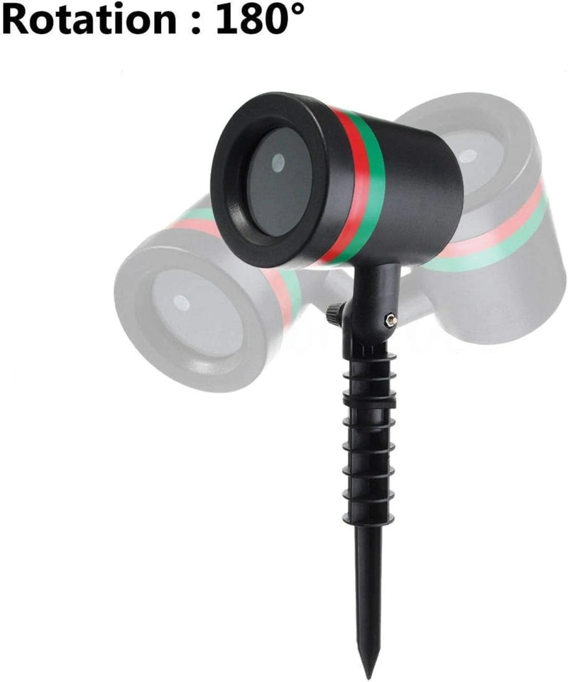 Laser Light Projector – Red & Green Lights for Indoor & Outdoor Use