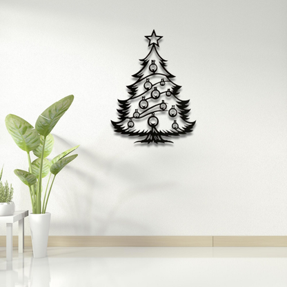 Luxury Acrylic Noel Tree Wall Art | Modern Space-Saving Holiday Decor...