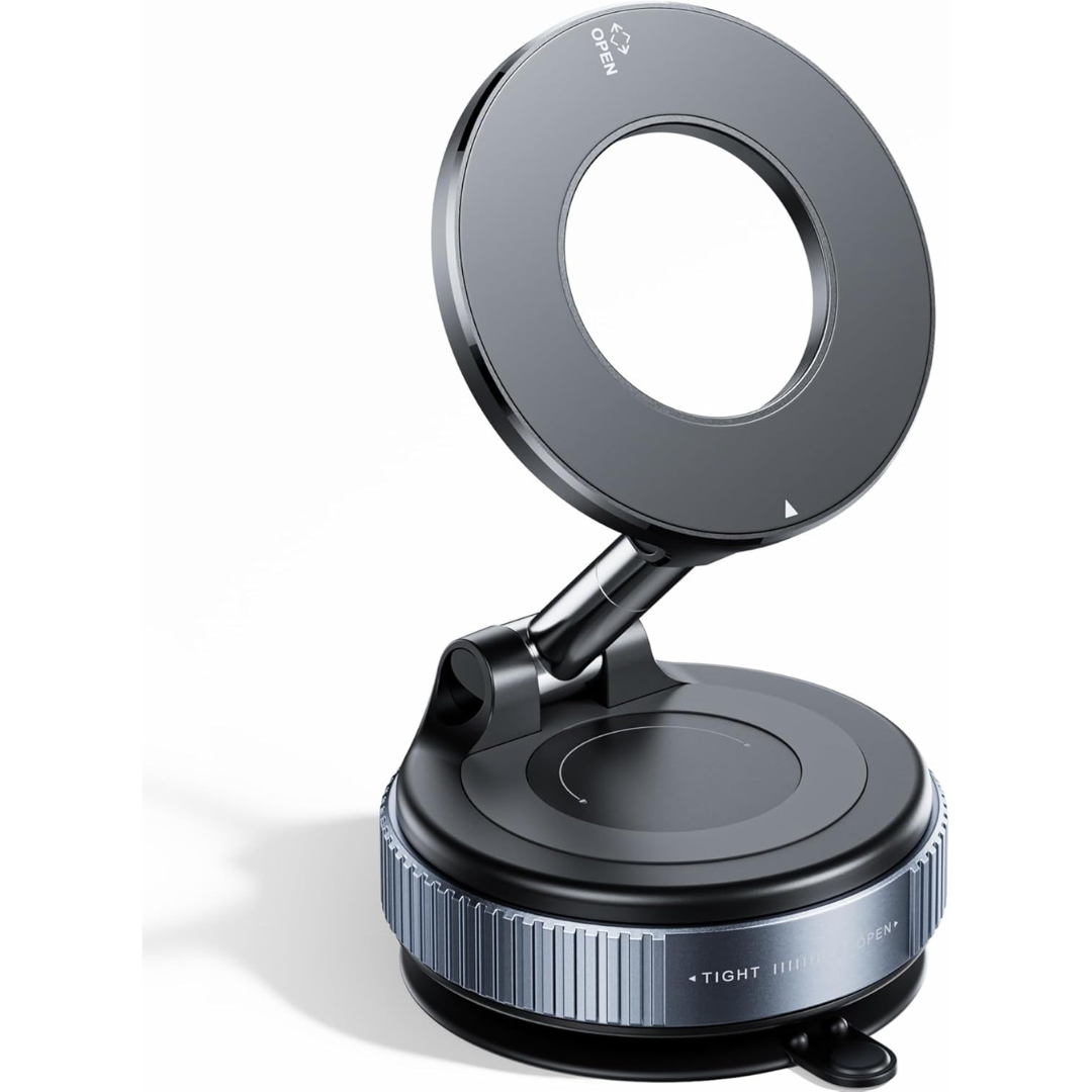 MagSafe Car Phone Holder – Powerful Magnetic 360° Rotation