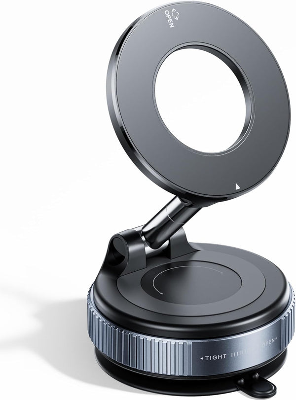 MagSafe Car Phone Holder – Powerful Magnetic 360° Rotation