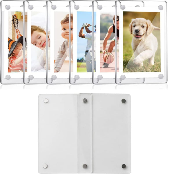Magnetic Acrylic Fridge Photo Frame1