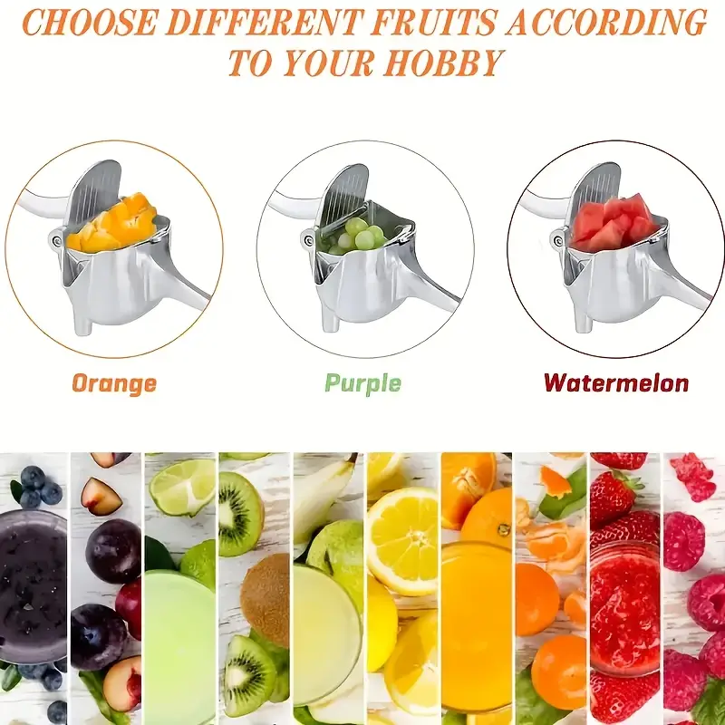 Manual Fruit Press Juicer - Hand Juicer Citrus Squeezer5