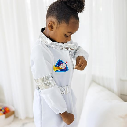 Melissa & Doug Astronaut Role Play Costume Set Five Piece Space Suit with Helmet and Accessories...