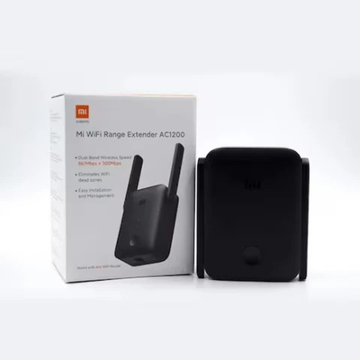 Mi WiFi Range Extender AC1200 – Dual Band 2.4GHz & 5GHz Signal Booster with 867Mbps + 300Mbps Speed, Compact Design, Easy Setup