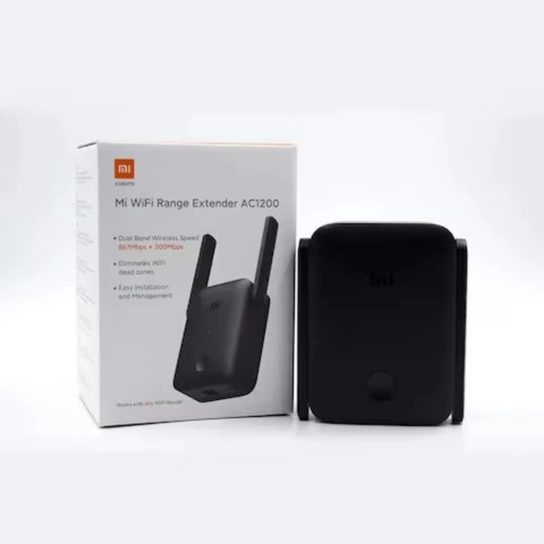 Mi WiFi Range Extender AC1200 – Dual Band 2.4GHz & 5GHz Signal Booster with 867Mbps + 300Mbps Speed, Compact Design, Easy Setup