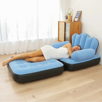 Multifunctional 5-in-1 Design, Built-In Air Pump, Ultra-Comfortable Lounge Chair