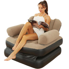 Multifunctional 5-in-1 Design, Built-In Air Pump, Ultra-Comfortable Lounge Chair