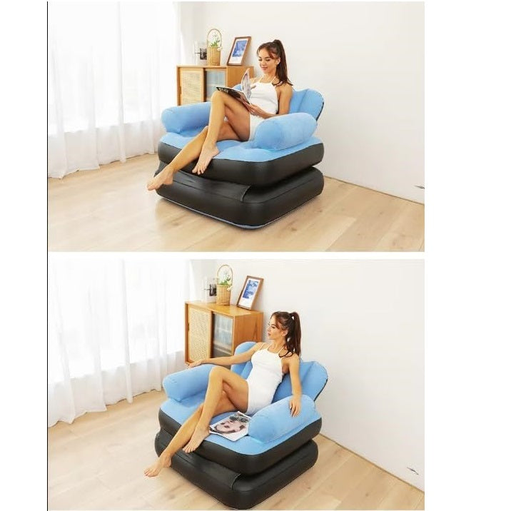 Multifunctional 5-in-1 Design, Built-In Air Pump, Ultra-Comfortable Lounge Chair