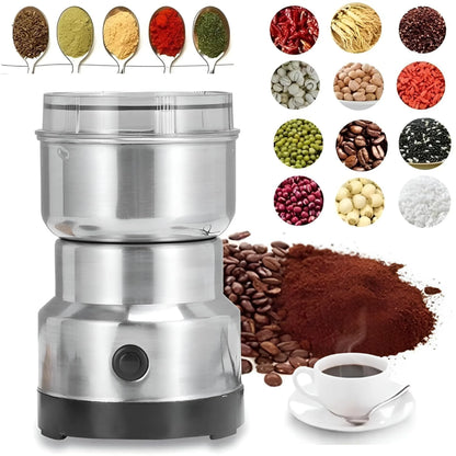 Multifunctional Stainless Steel Coffee and Spice Grinder.
