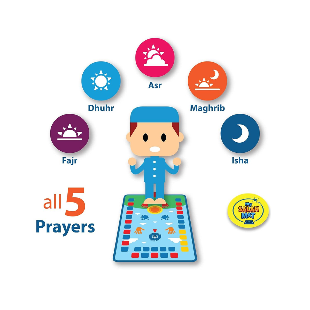 My Salah Mat Interactive Educational Prayer Mat for Kids..1....