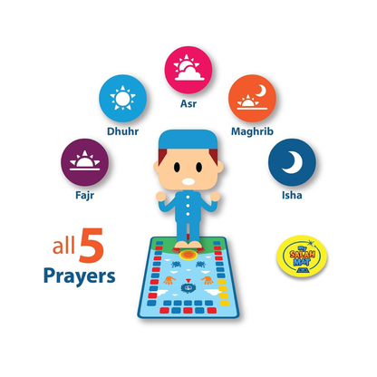 My Salah Mat Interactive Educational Prayer Mat for Kids..1....