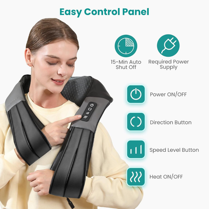 Nekteck Shiatsu Neck & Back Massager with Heat..