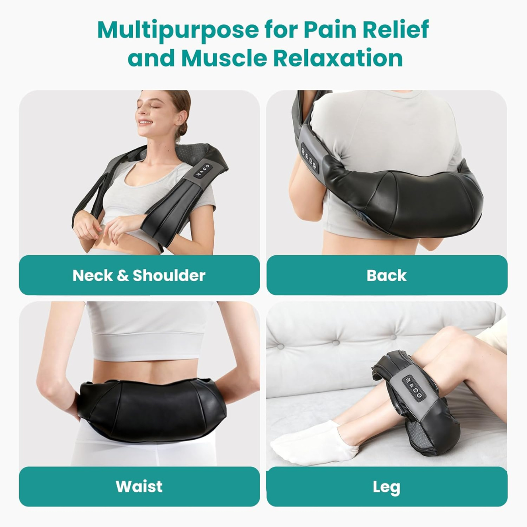 Nekteck Shiatsu Neck & Back Massager with Heat.
