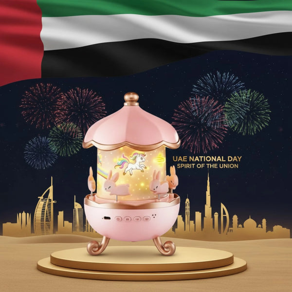 One Fire Kids Night Light Projector – 15 Film Reels + 10 Sound Modes & Rechargeable Battery