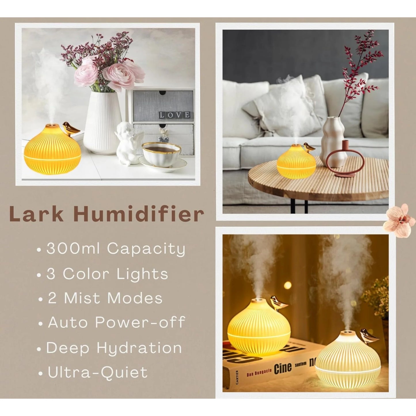Onion Cool Mist Humidifier and Aroma Diffuser 2