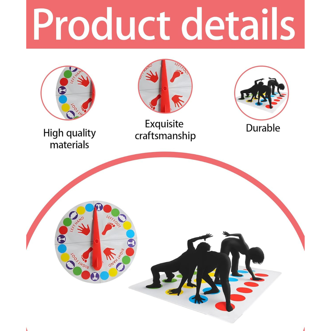 Poppy Twist n Play Floor Games Large Capacity Indoor Family Exercise Mat.....