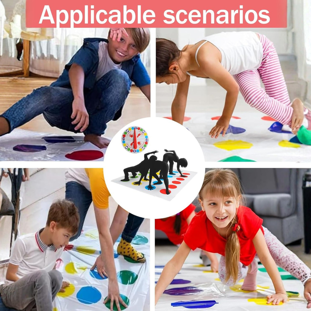 Poppy Twist n Play Floor Games Large Capacity Indoor Family Exercise Mat....