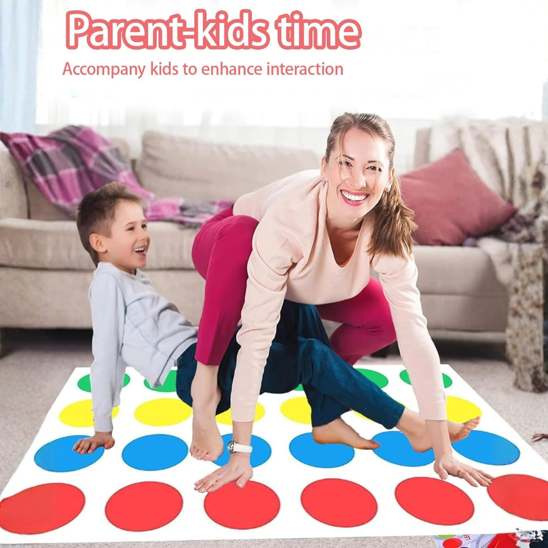 Poppy Twist n Play Floor Games Large Capacity Indoor Family Exercise Mat...