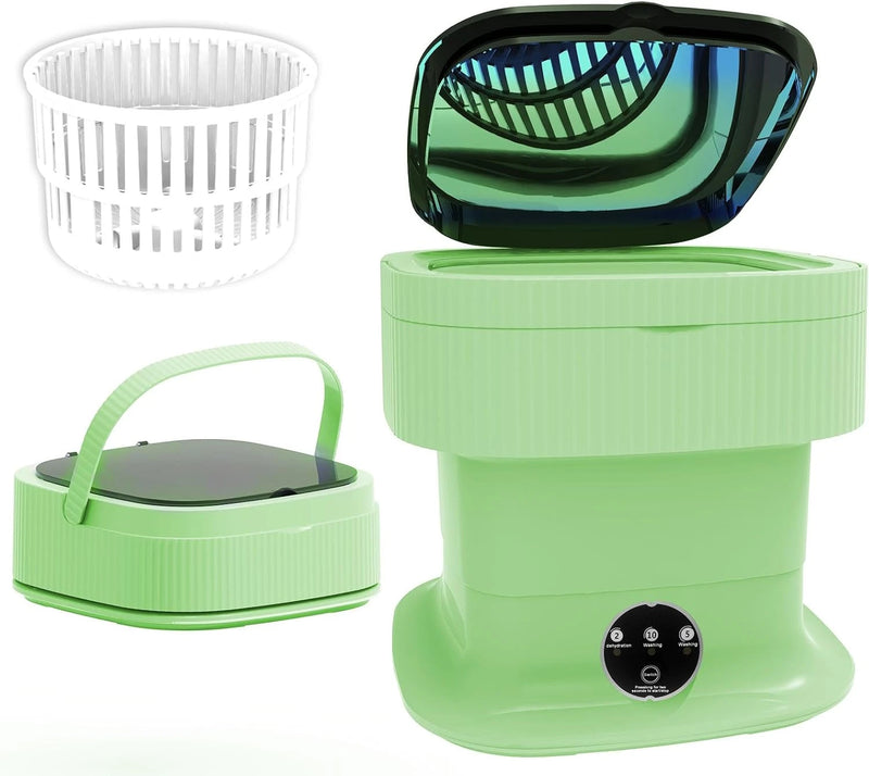 Portable Folding Washing Machine – 16L Mini Washer with 3 Modes