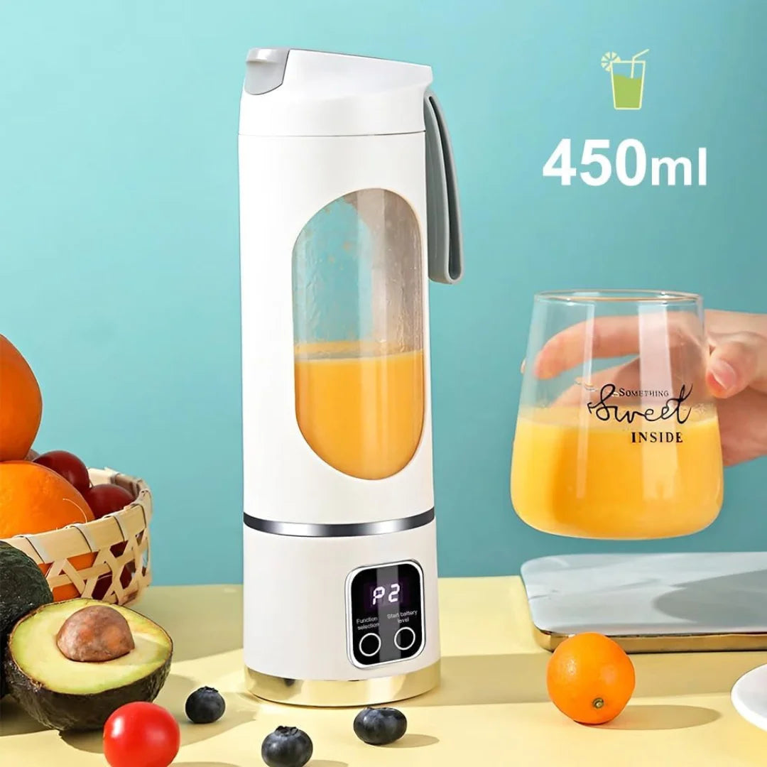 Portable Smoothie Blender 450ml USB-C Rechargeable Twelve Blade System..