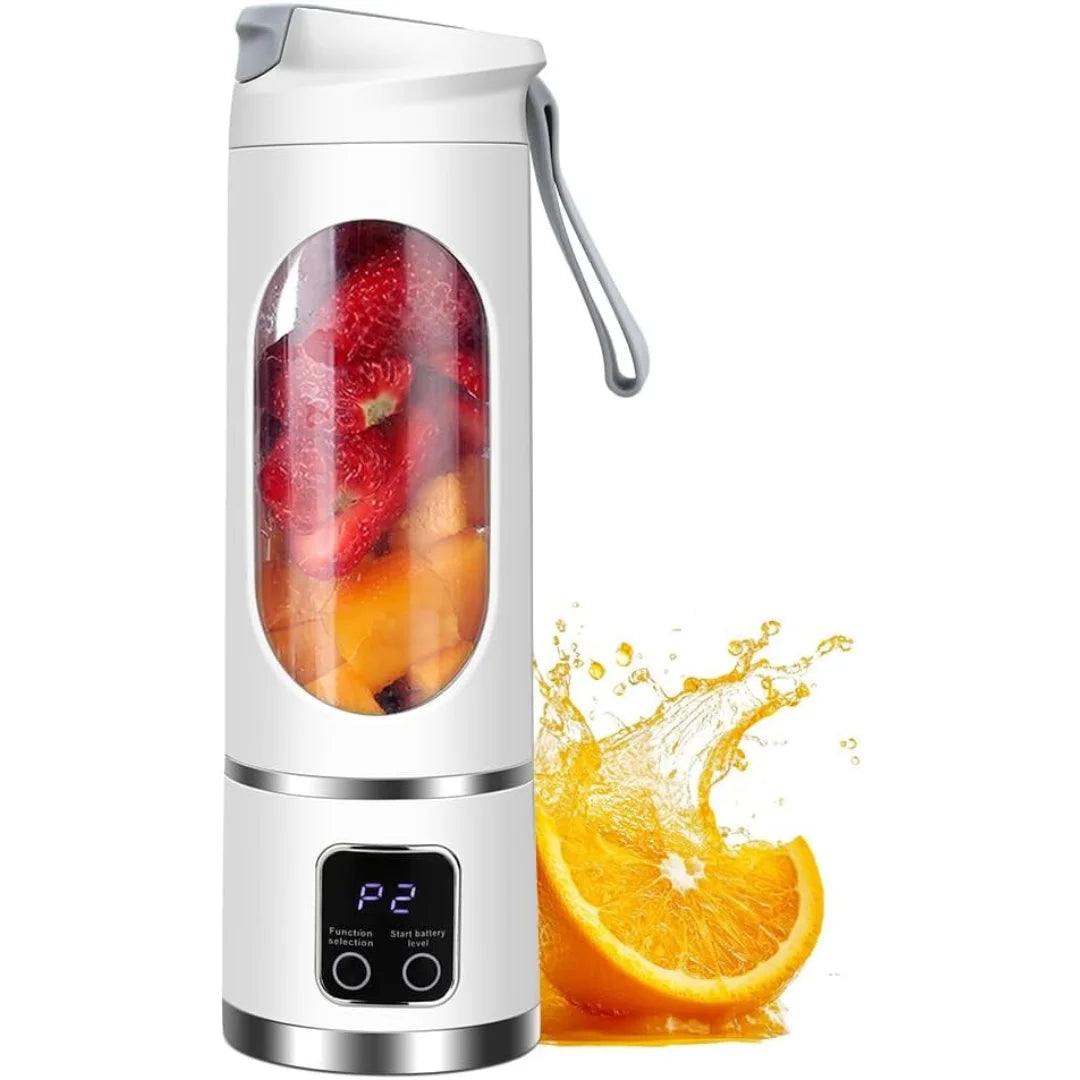 Portable Smoothie Blender 450ml USB-C Rechargeable Twelve Blade System