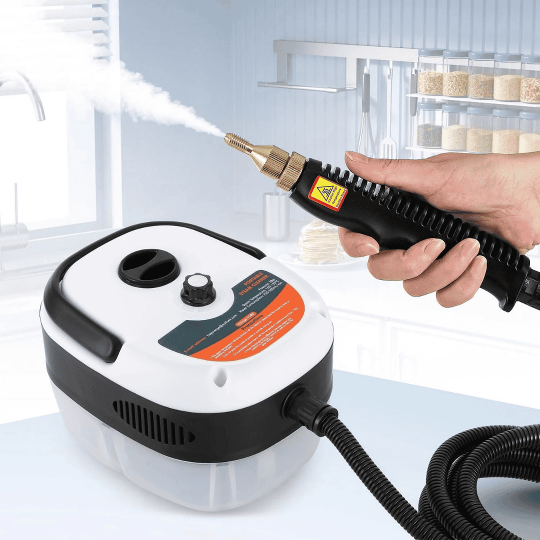 Portable Steam Cleaner – Handheld High-Pressure Steam Cleaning Machine for Home, Kitchen, Bathroom, Car & Upholstery