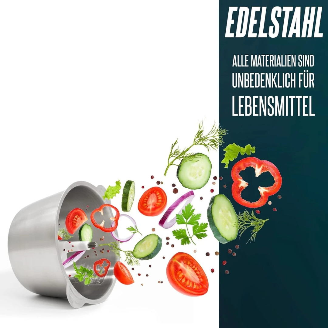 Powerful 3L Electric Food Chopper & Grinder – 500W Motor with Stainless Steel Bowl for Meat, Vegetables & Kitchen.