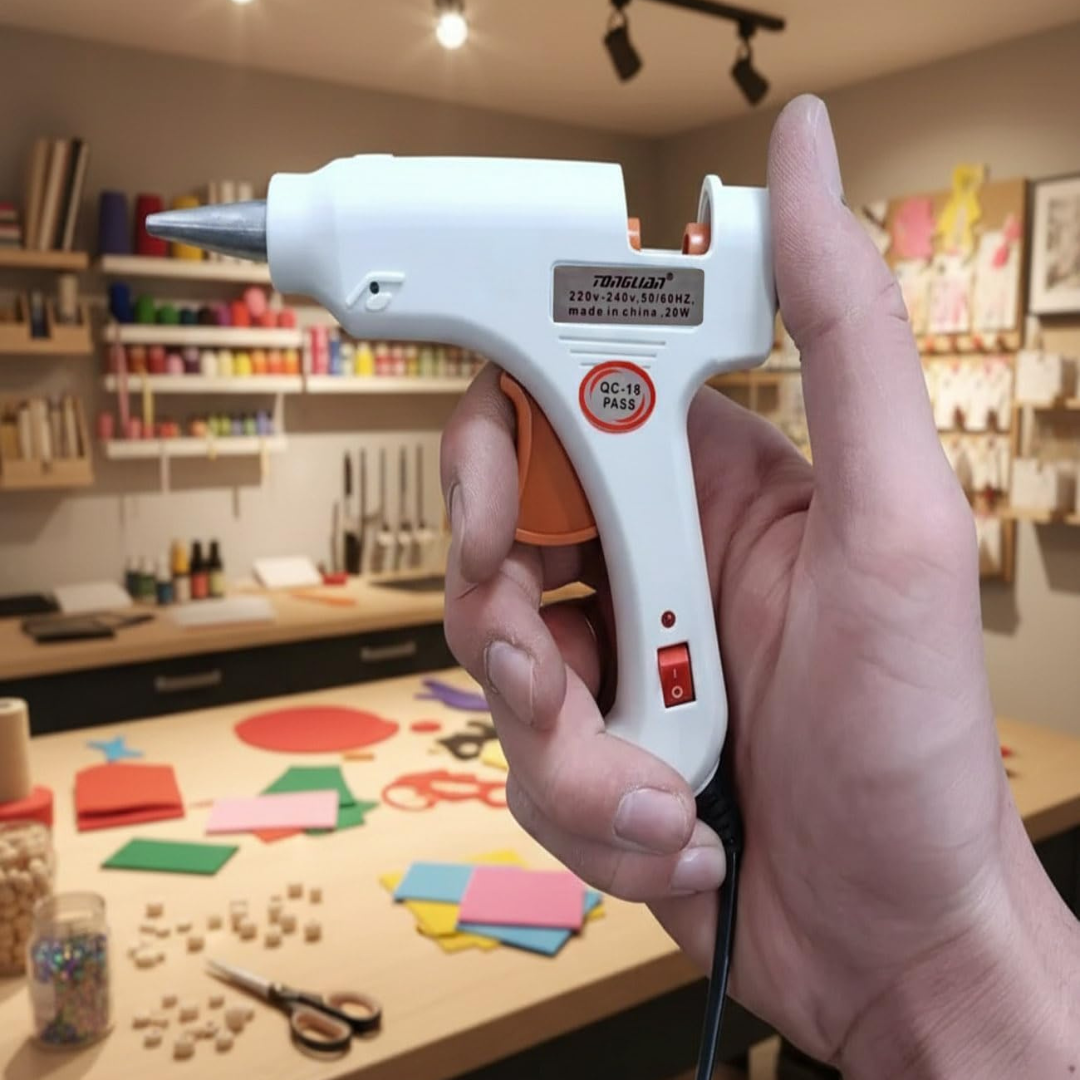 Precision 20W Mini Hot Glue Gun Set with 50 Premium Glue Sticks....