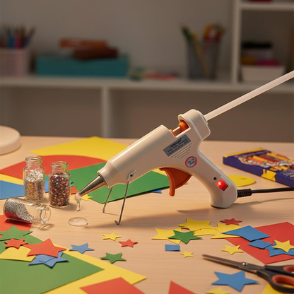 Precision 20W Mini Hot Glue Gun Set with 50 Premium Glue Sticks...