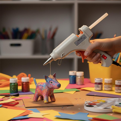 Precision 20W Mini Hot Glue Gun Set with 50 Premium Glue Sticks.