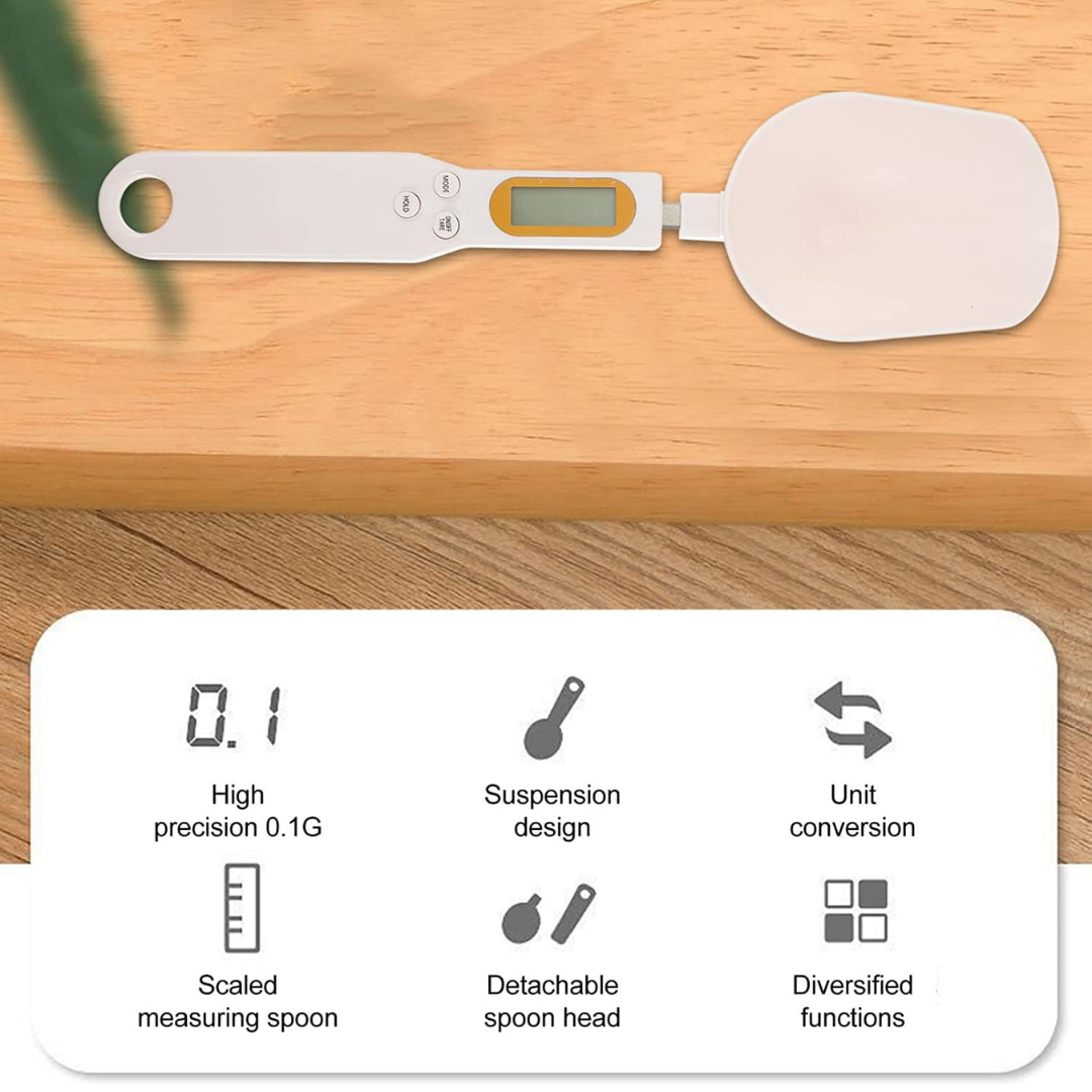 Precision Digital Measuring Spoon Scale 500g Capacity for Kitchen and Nutrition.....