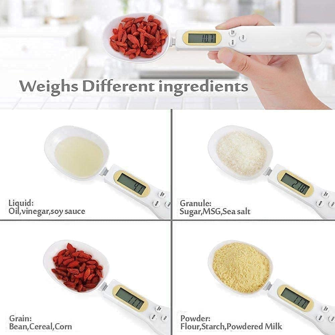 Precision Digital Measuring Spoon Scale 500g Capacity for Kitchen and Nutrition....