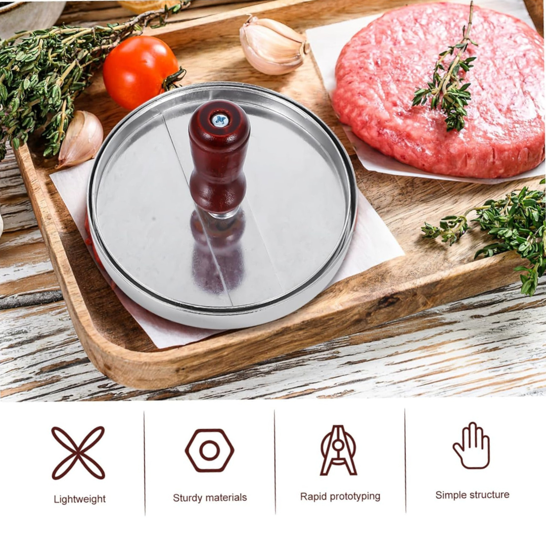 Precision Round Non-Stick Burger Press and Smasher.......