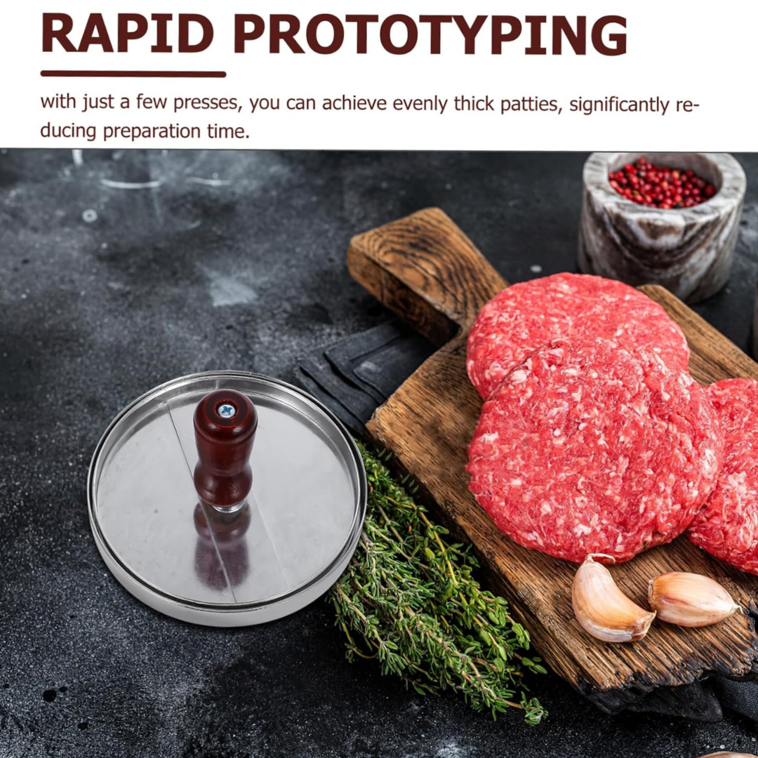 Precision Round Non-Stick Burger Press and Smasher...