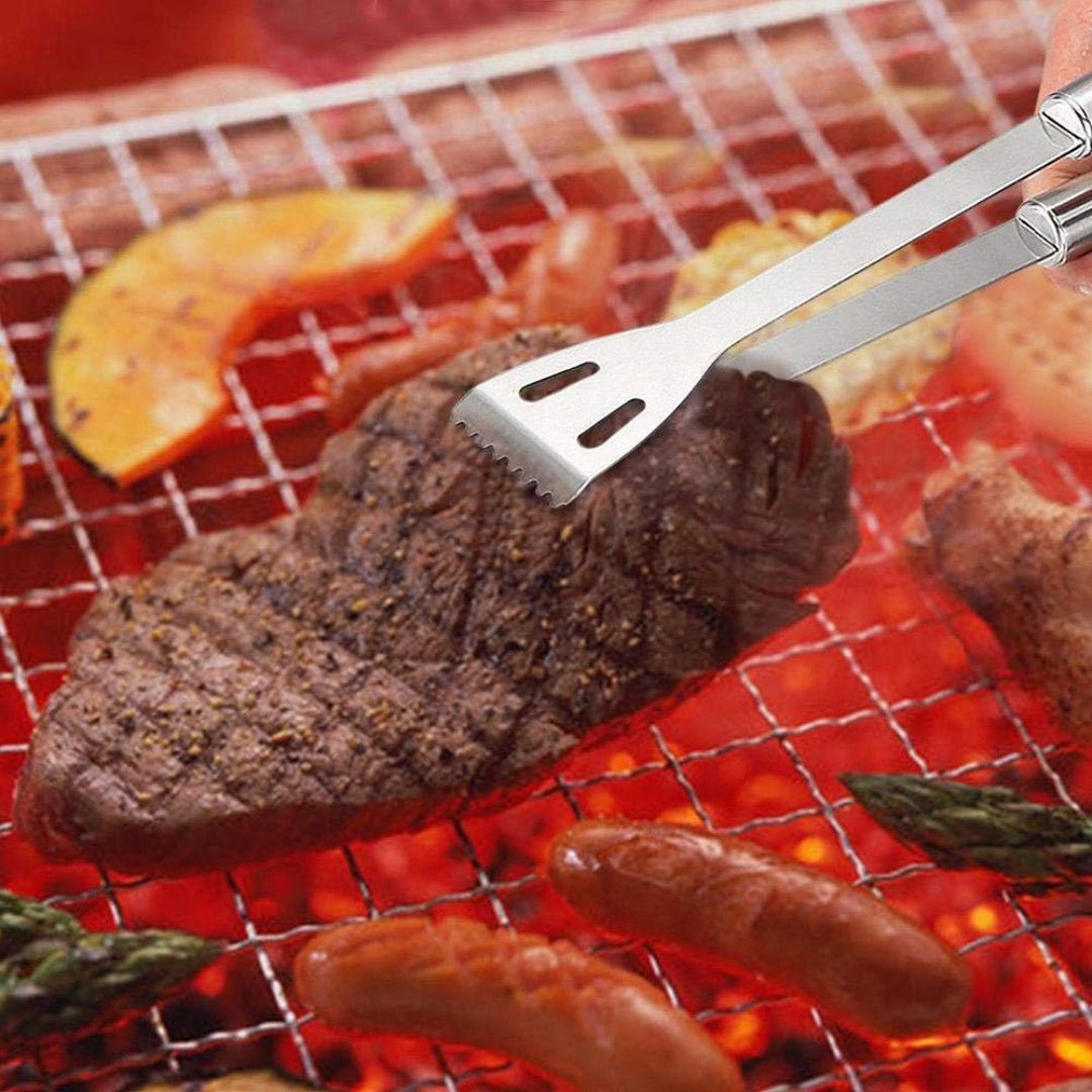 Premium 5-Piece Stainless Steel BBQ Grill Tool Set with Heavy-Duty Oxford Carry Case...