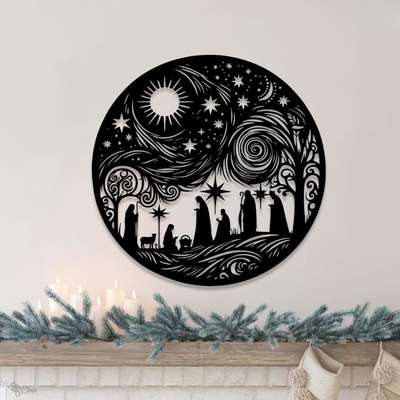 Premium Acrylic Nativity Wall Art | Decorative Christmas & Holiday Decor