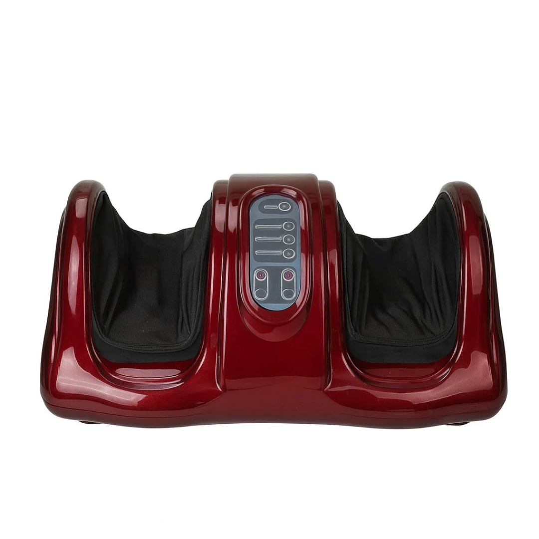 Premium Electric Foot Massager Machine with Heat and Rolling Kneading Therapy.