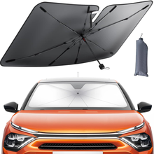 Premium Foldable Car Windshield Sunshade Umbrella - 5-Layer UV Blocking Heat Shield for Sedans & SUVs