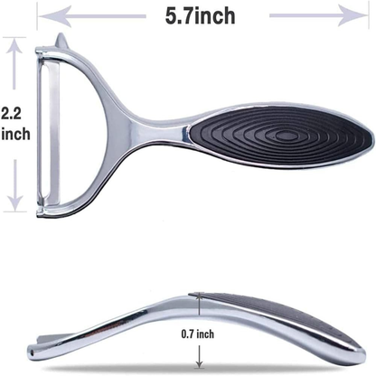 Premium Stainless Steel Y-Shape Swivel Peeler for Vegetables and Fruit..1..