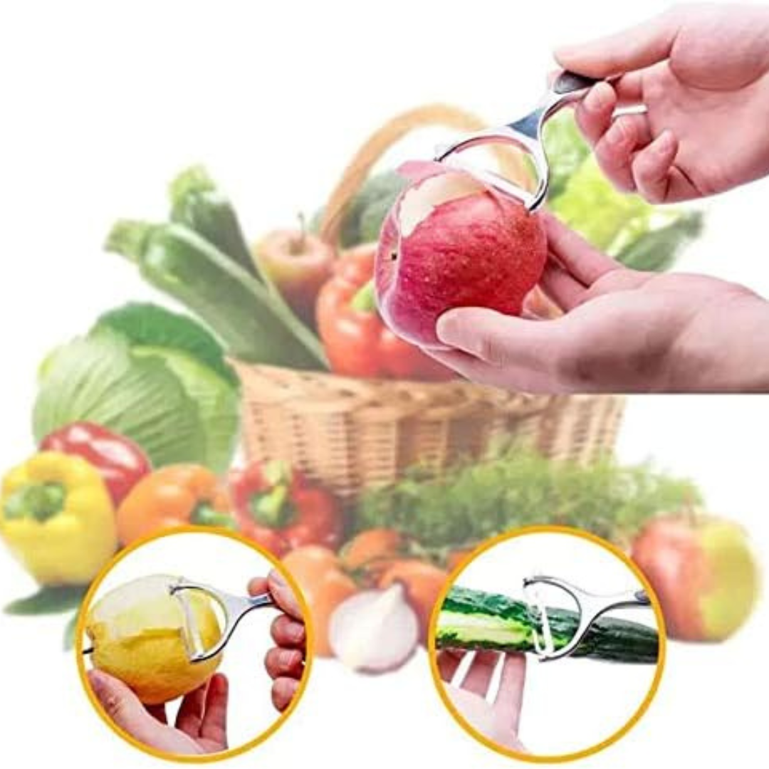 Premium Stainless Steel Y-Shape Swivel Peeler for Vegetables and Fruit..1.